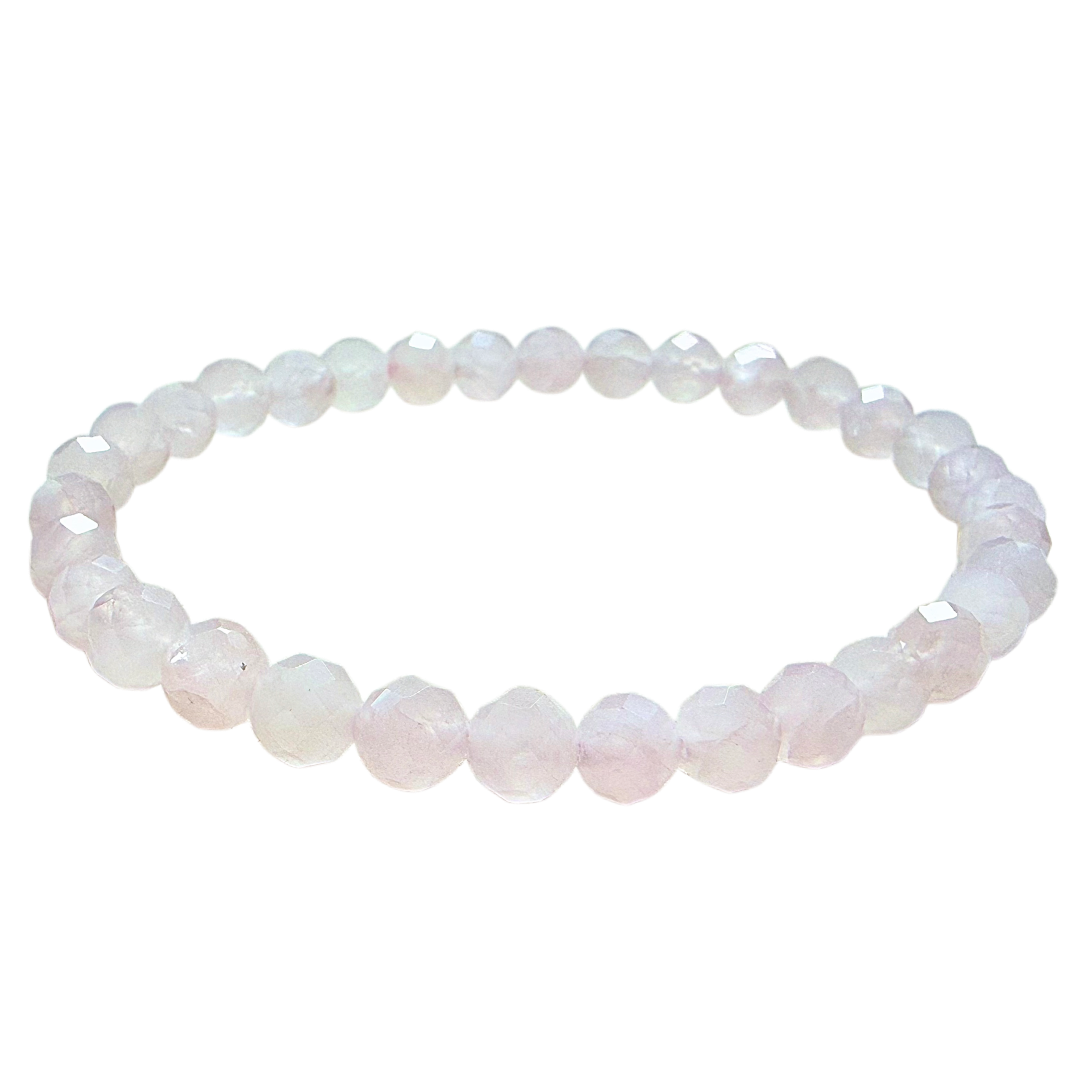 Rulea- Rosenquarz Armband facettiert 6mm
