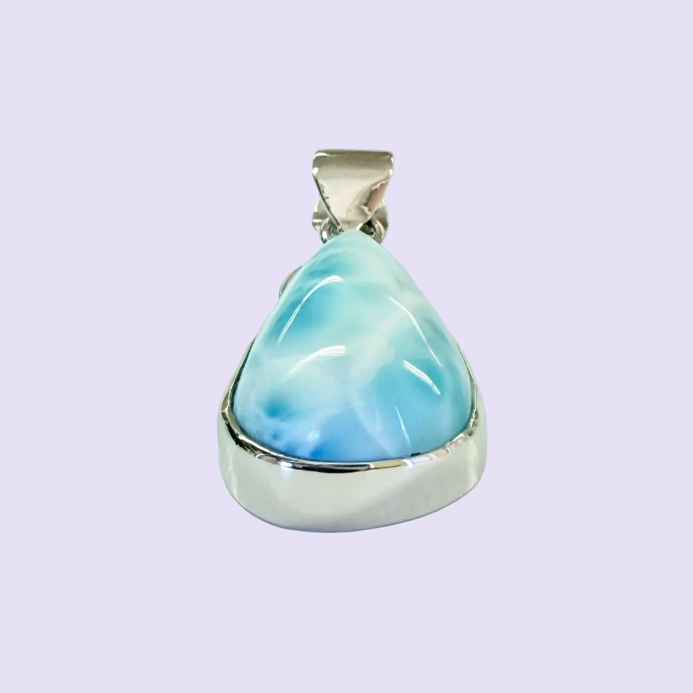 Can - Larimar 925 Silber Anhänger Unikat