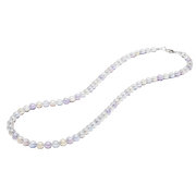 Angel Light - Gemstone Necklace Rock Crystal (Titanium)