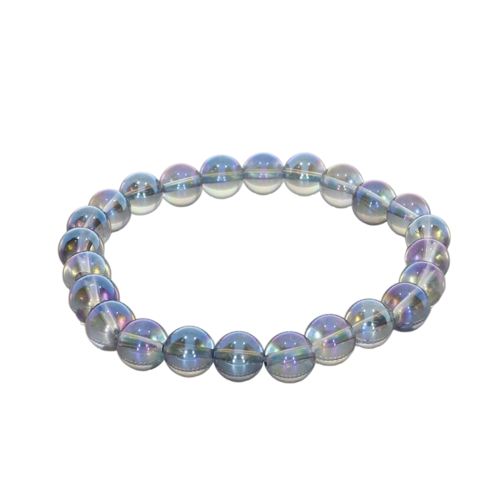 Ascension - Blue Aqua Aura Armband 8mm