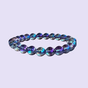 Ascension - pulsera Blue Aqua Aura 8mm