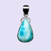 Can - Larimar 925 Silber Anhänger Unikat