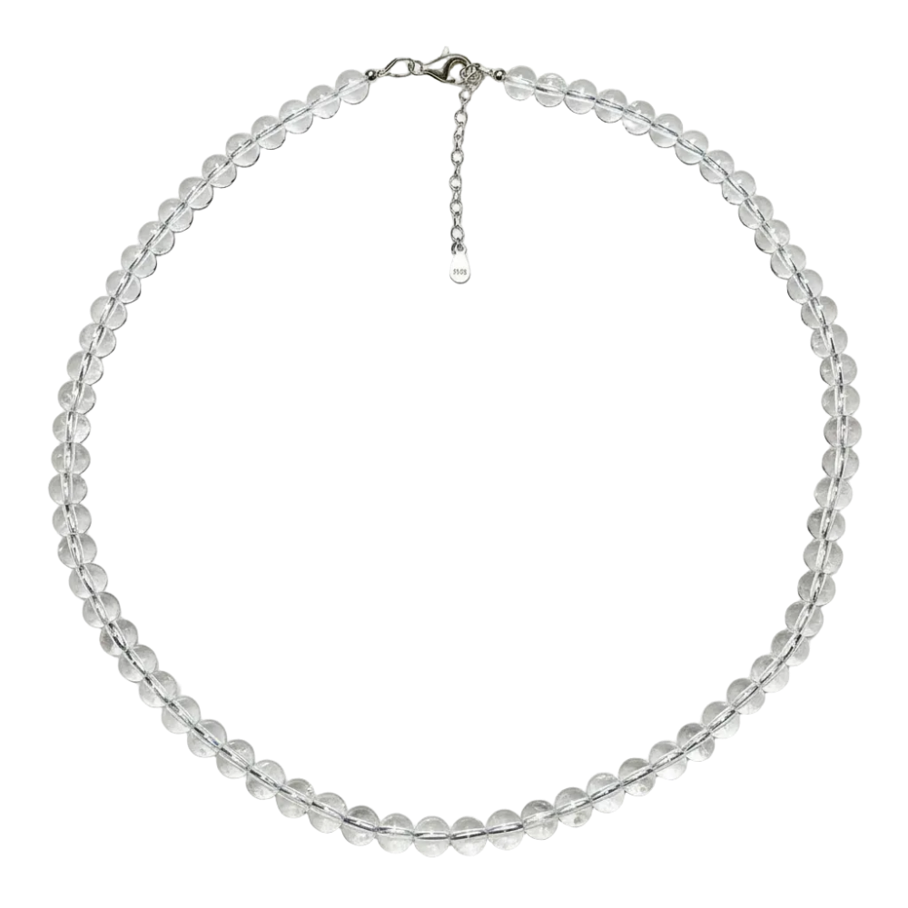 La Forza della Chiarezza - Collana in Pietra Preziosa Quarzo Ialino
