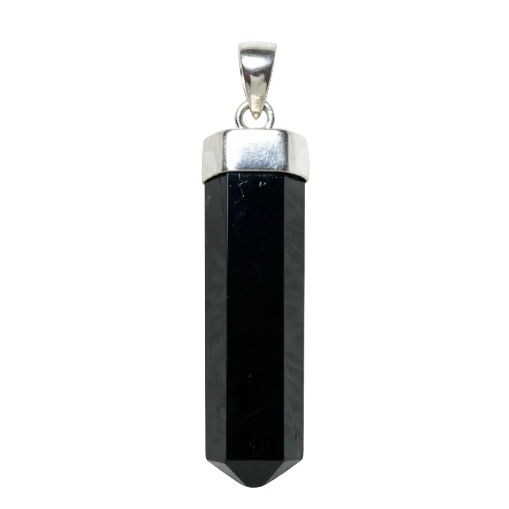 Flusso di Energia - Ciondolo in Tormalina per Collana in Argento 925