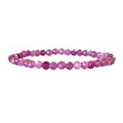 Children's Bracelet Harmony - Pink Tourmaline 3 mm faceted