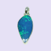 Ailsa - Opal Anhänger - 925 Silber Dublette