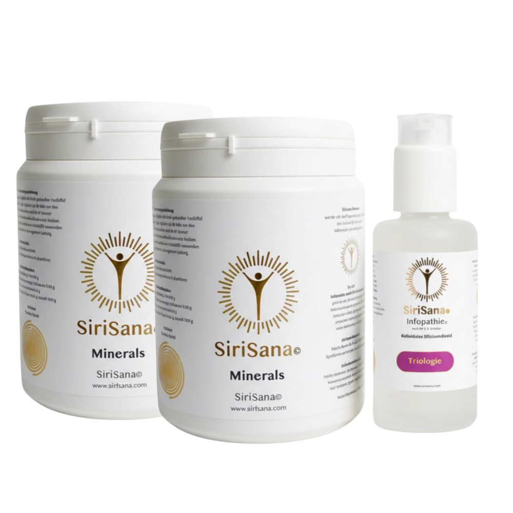 6 Monate - Entgiftungskur - Triologie 100ml & Minerals 2 x 400g