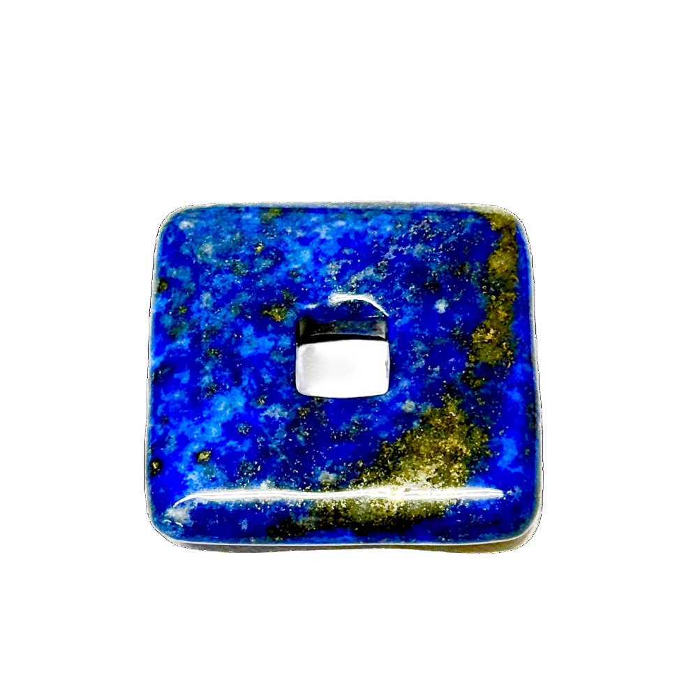 Lapis Lazuli "Caelum" - Donut quadratisch 40mm