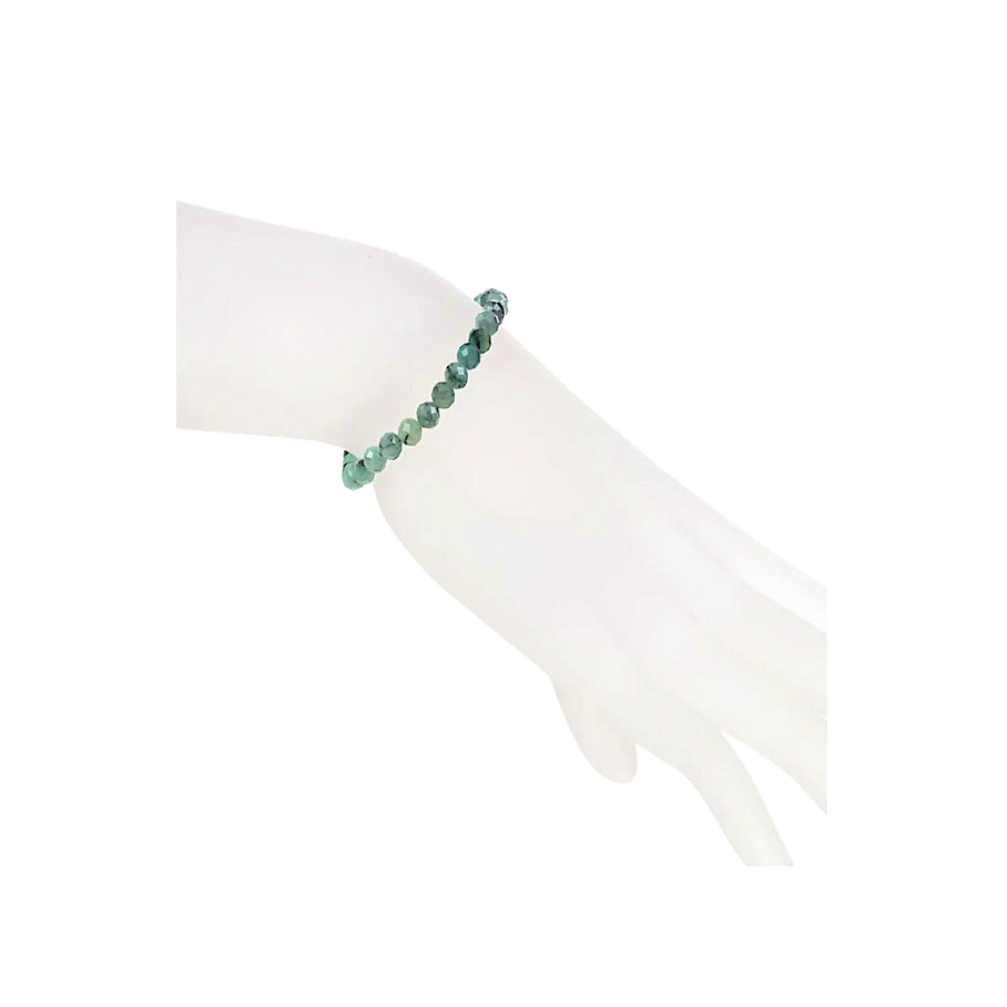 Fido - Smaragd Armband 5mm facettiert