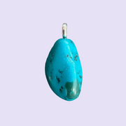 Atacama Opal Nugget Anhänger, 925 Silber Öse