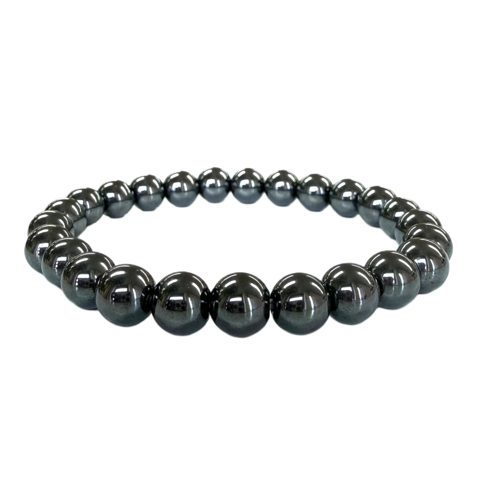 Power Kind - Ematite - Braccialetto per bambini 6mm