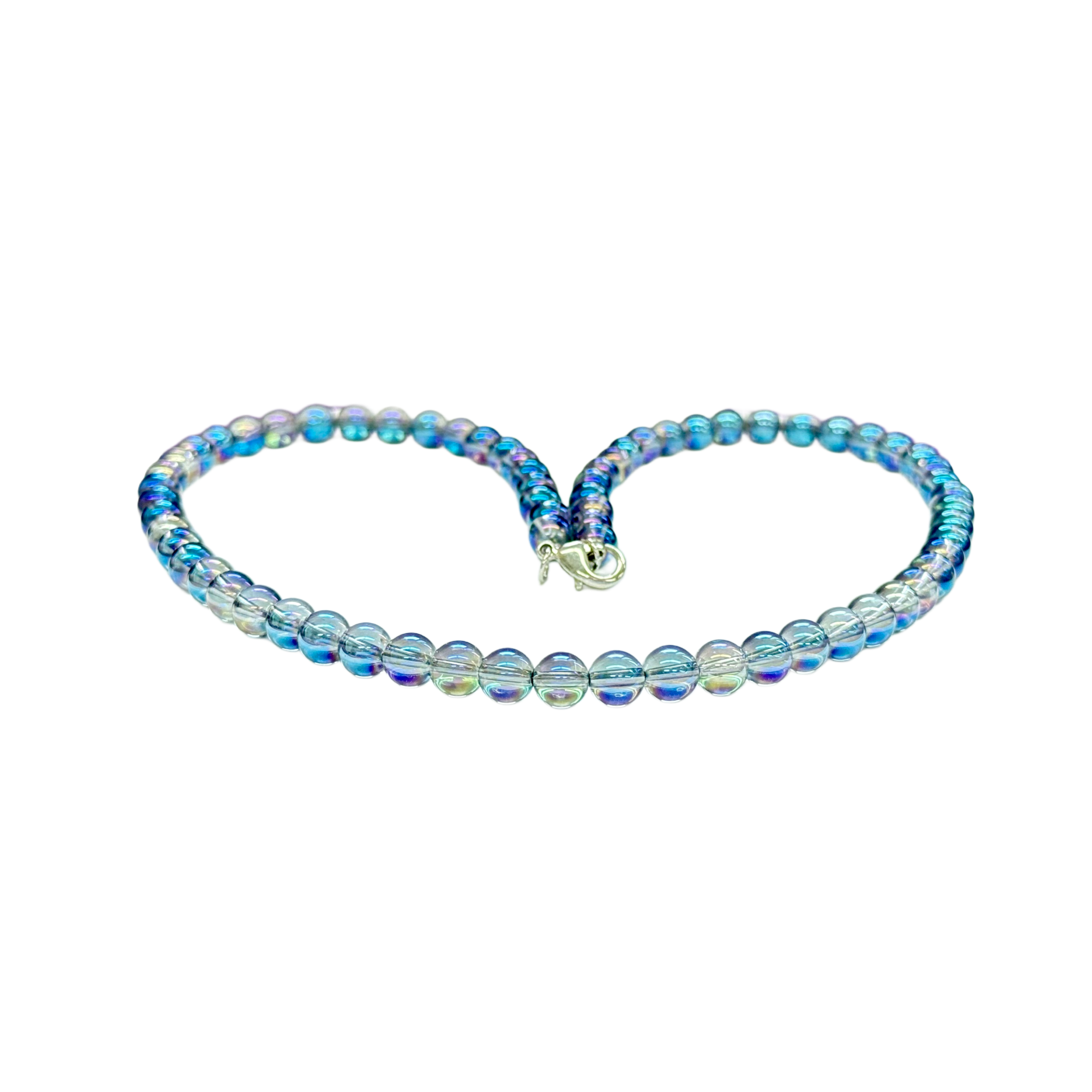 Regenbogenfee - Rainbow Kristall blau - Halskette