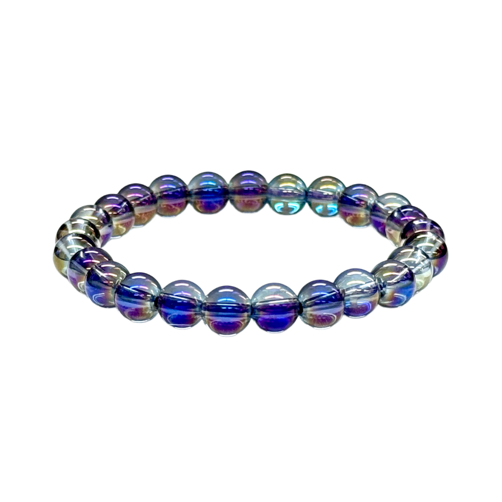 Samira - Bracciale in Cristallo Angel-Light Viola 8mm