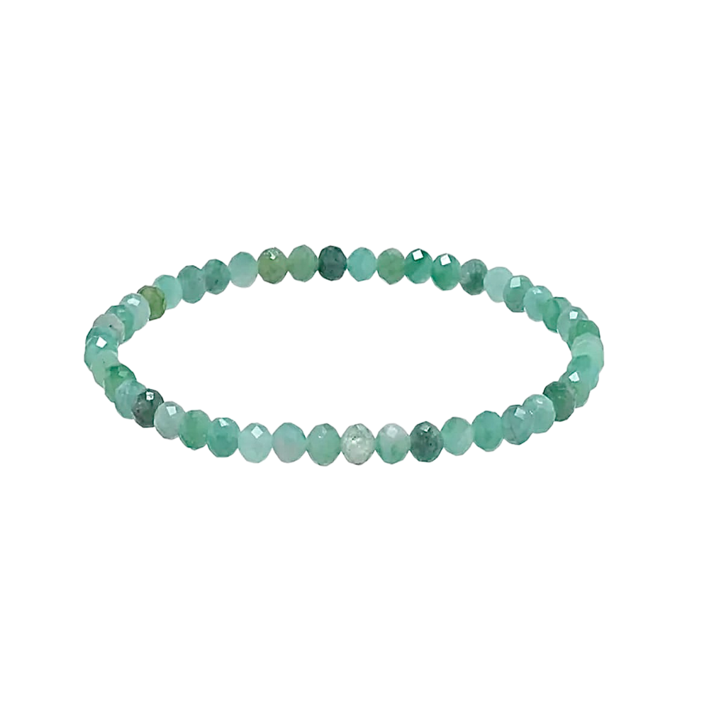 Alva - Smaragd Armband 04mm facettiert