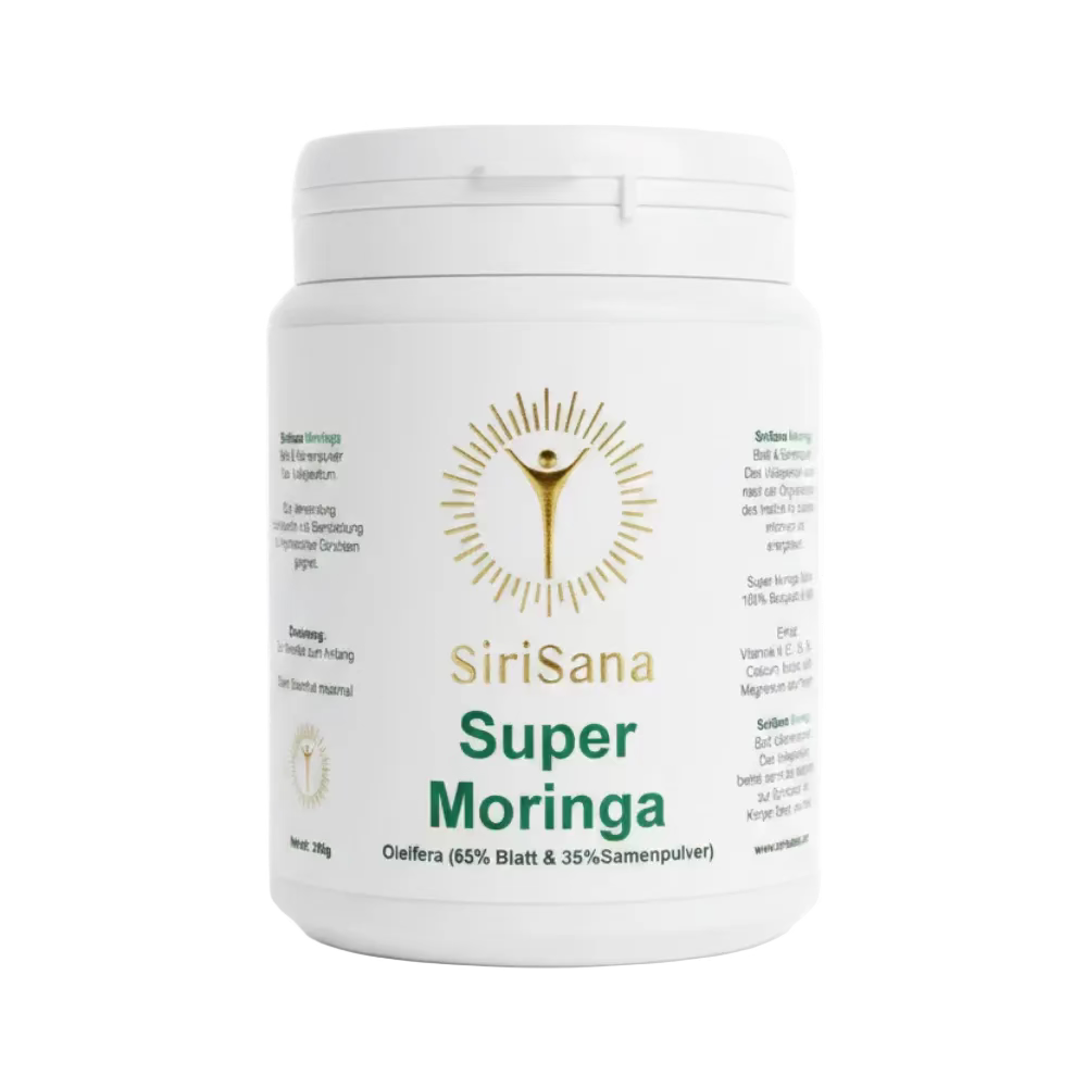 SiriSana© Super Moringa Full Spectrum - Leaf & Seed Powder - 300g Can