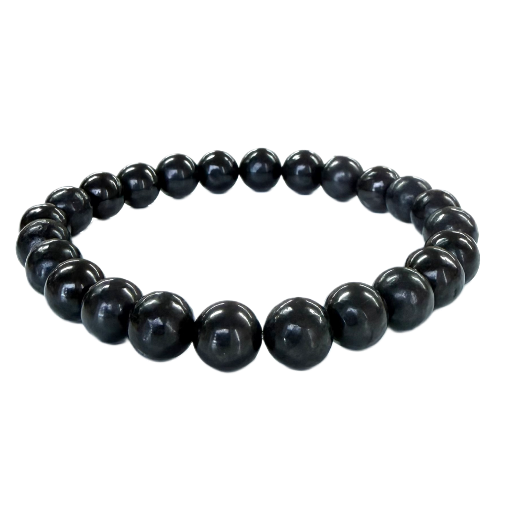 Forza Primordiale - Bracciale in Shungite da Uomo 8 mm