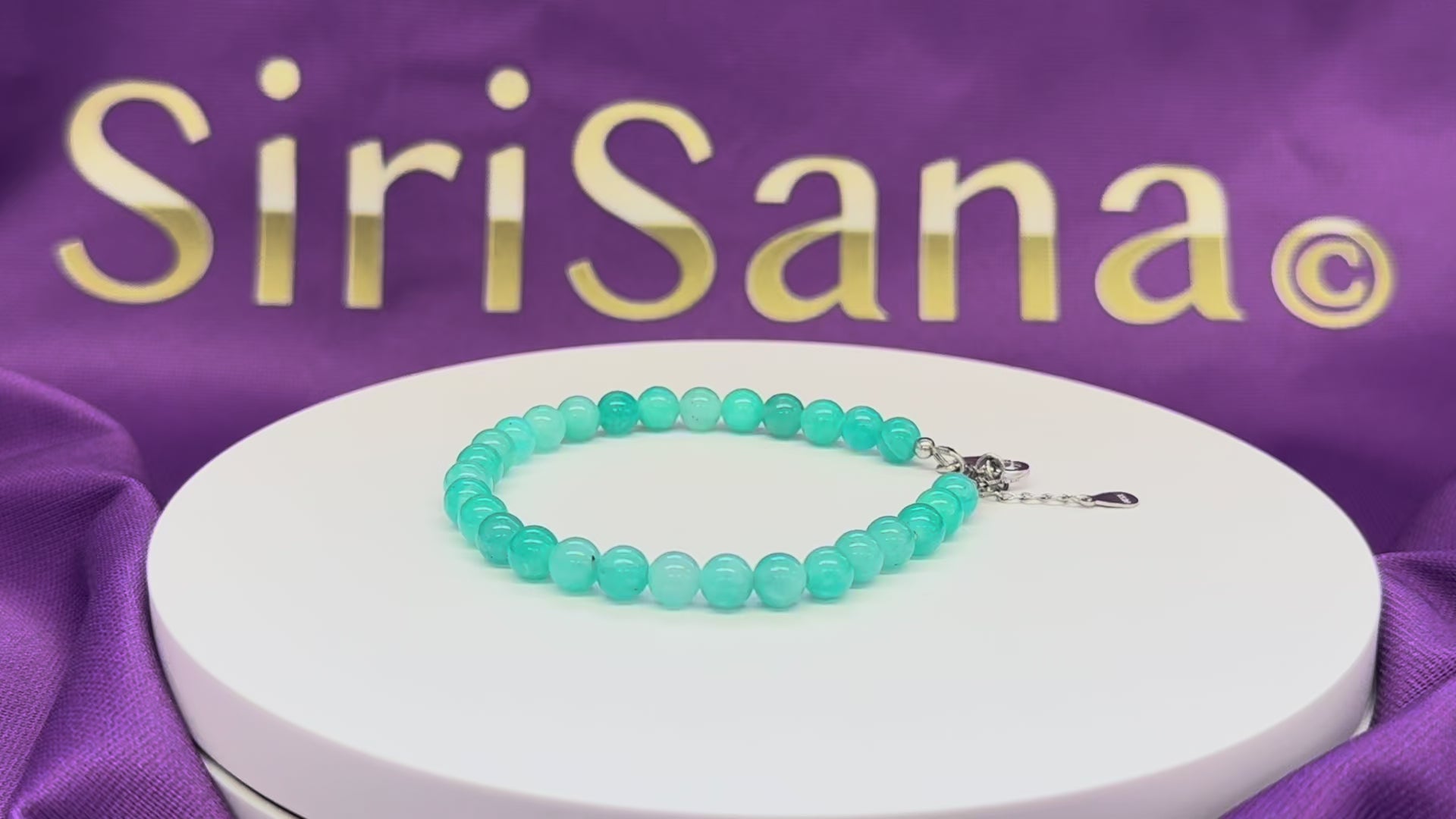 Load video: Atlantis - Amazonite Bracelet