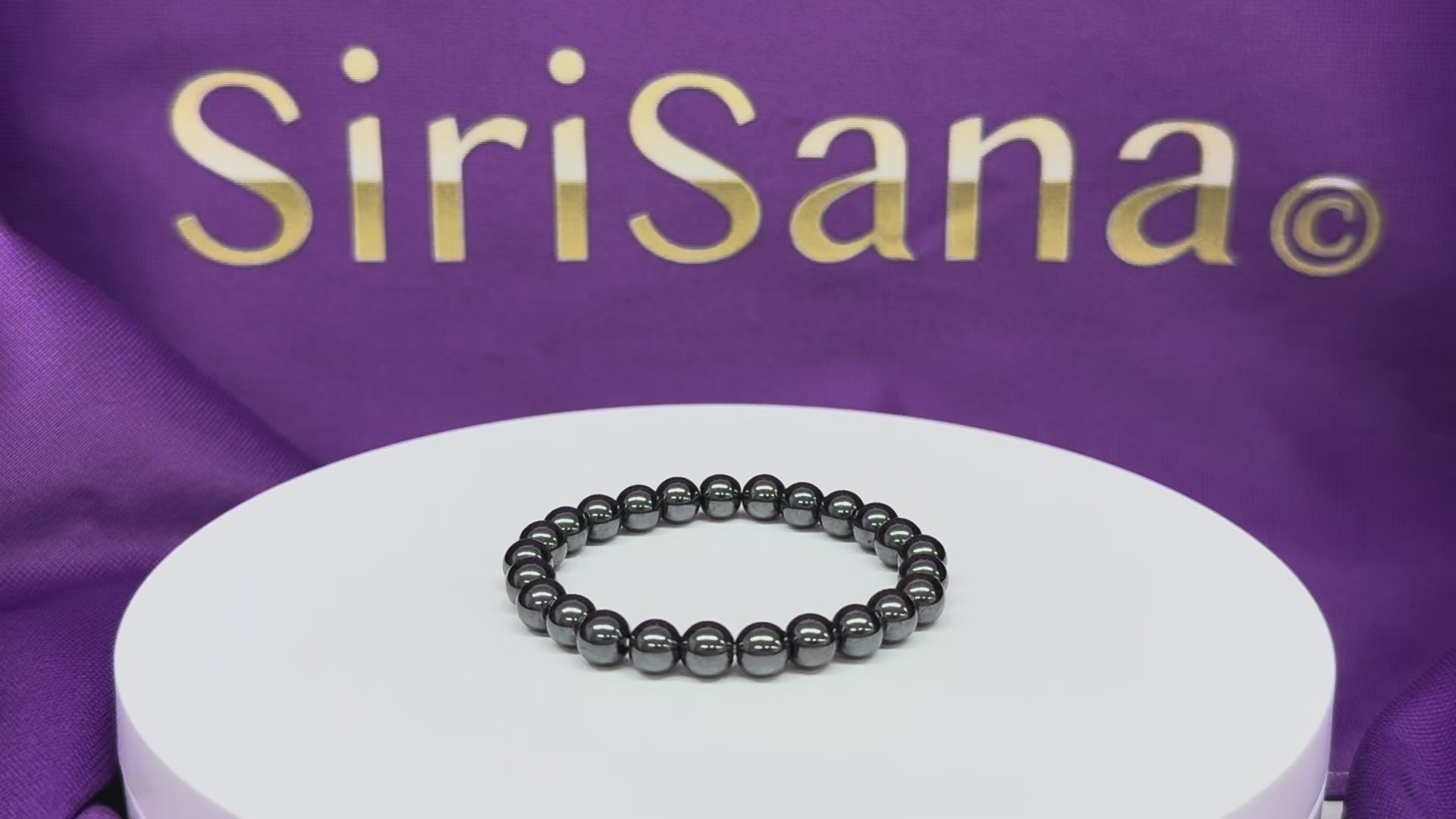 Carica video: Power Kind - Ematite - Braccialetto per bambini 6mm