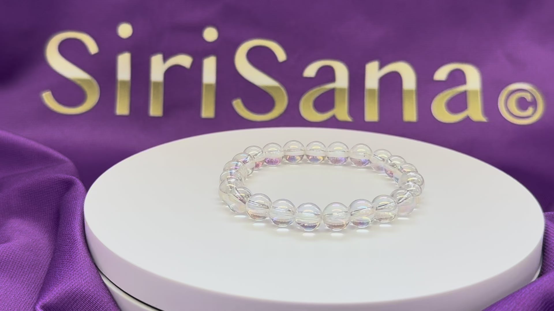 Load video: Aithne - Angel Light Codes Bracelet 8mm